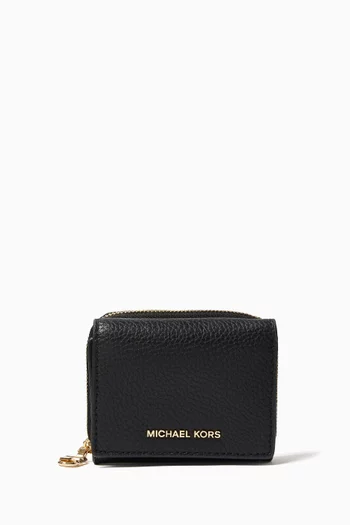 Empire Trifold Wallet in Pebbled Leather