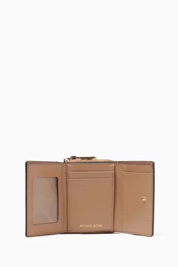 Empire Trifold Wallet in Grained Leather