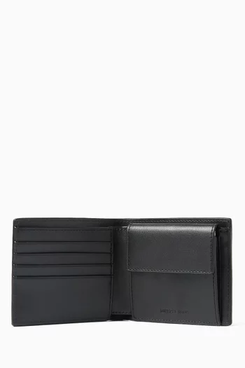 Hudson Billfold Wallet in Pebbled Leather