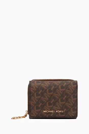 Empire Signature Logo Tri-fold Wallet in Canvas
