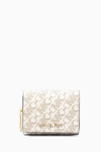 Empire Signature Logo Tri-fold Wallet in Canvas
