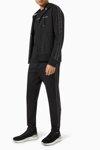 Logo Tape Sweatpants in Cotton-blend