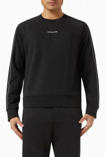 Logo Tape Sweatshirt in Cotton-blend