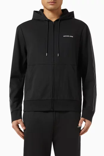 Logo Tape Hoodie in Cotton-blend