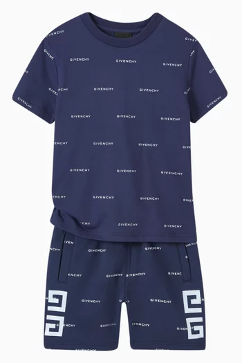 Logo Print T-shirt in Cotton