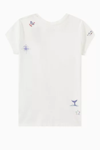 Ocean T-shirt in Cotton