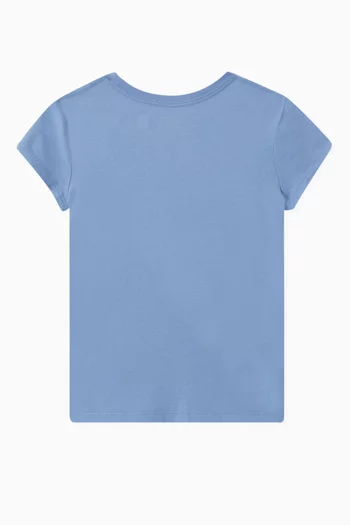 Logo Patch T-shirt in Cotton