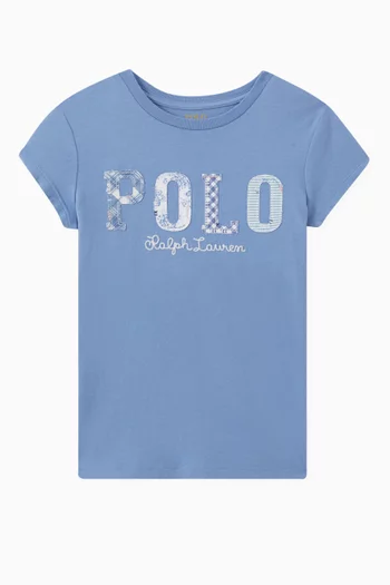 Logo Patch T-shirt in Cotton