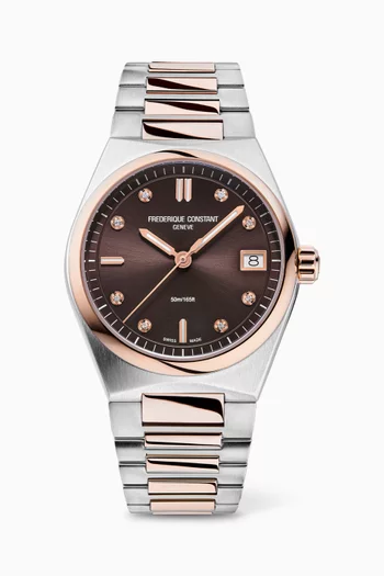 Highlife Quartz Diamond & Stainless Steel Watch, 31mm