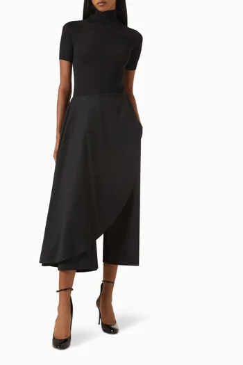 Short-sleeve Bodysuit in Merino Wool