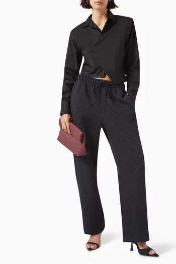 Triangle Overlap Crop Top