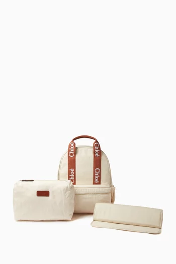 Changing Bag Set in Organic Cotton