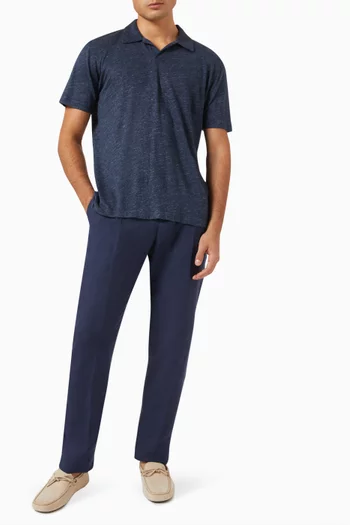 Polo Shirt in Linen