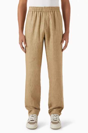 Drawstring Pants in Linen