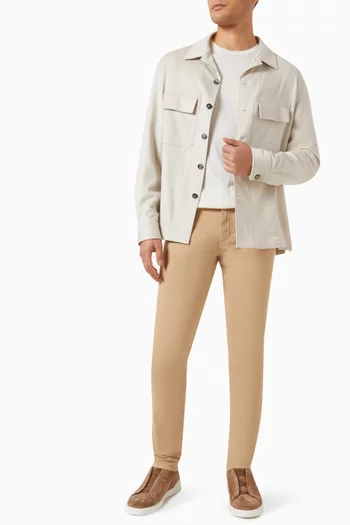 Cashseta Crewneck Sweater in Cashmere-blend