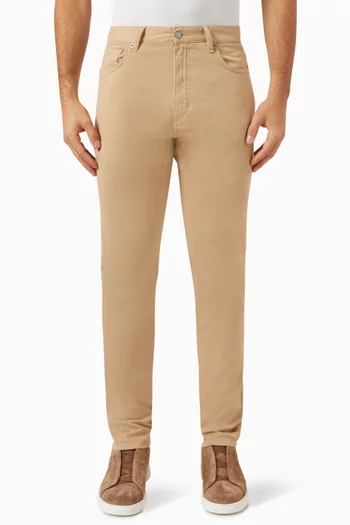 Roccia Slim-fit Pants in Stretch-cotton
