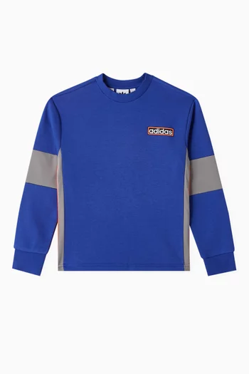 Colourblock Sweatshirt in Cotton-blend