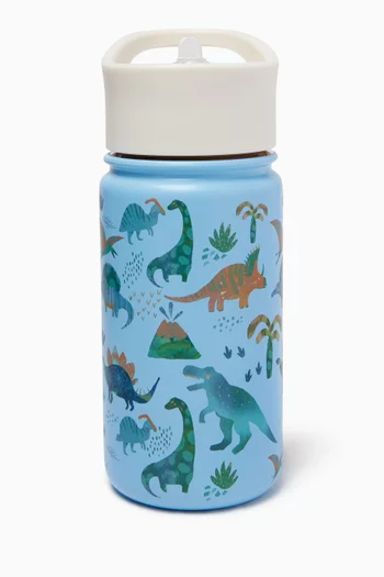 زجاجة ماء عازلة للحرارة بنقشة ديناصور