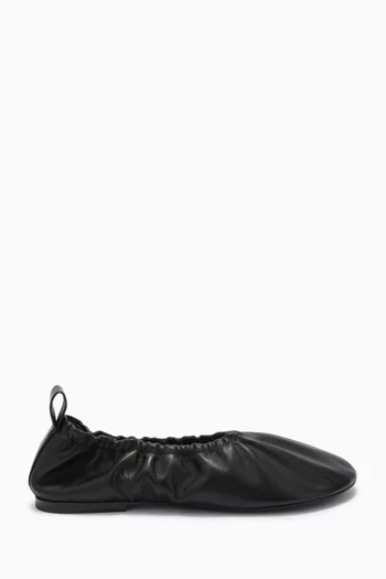 Ballerina Flats in Leather