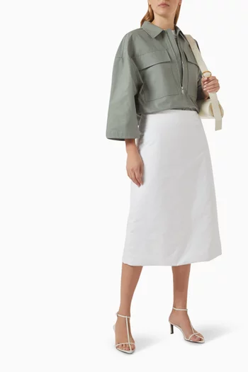 Oversized Zip Shirt