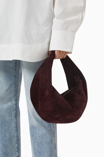 Medium Olivia Hobo Bag in Suede