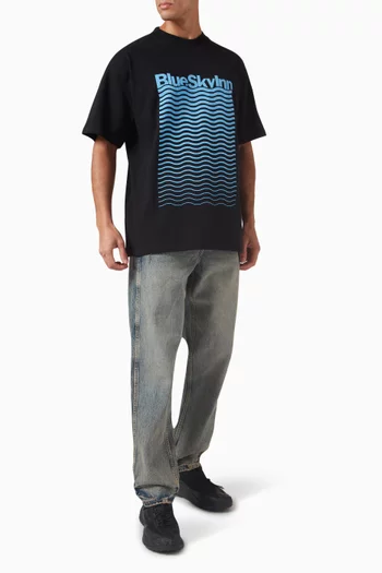 Waves T-shirt in Organic Cotton