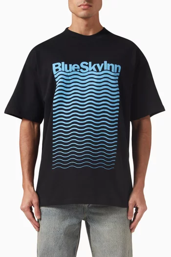 Waves T-shirt in Organic Cotton
