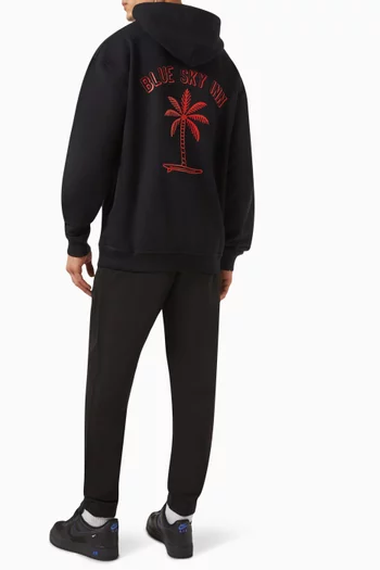 Surf Palm Logo Hoodie in Organic Cotton