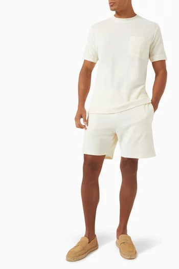 تي شيرت بأكمام قصيرة قطن تيري عضوي