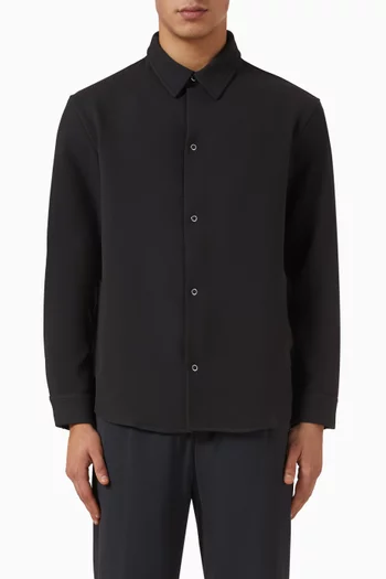 Button-up Shirt in Viscose-blend
