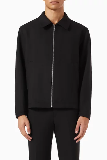 Zip Jacket in Wool-blend