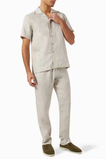 Drawstring Pants in Linen
