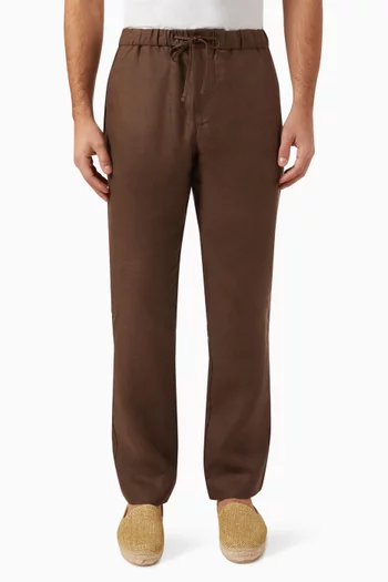 Drawstring Pants in Linen