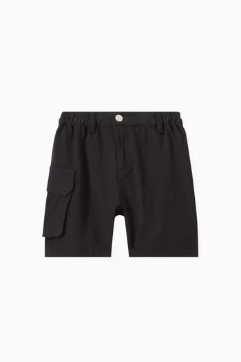Relaxed Pocket Bermuda Shorts in Cotton