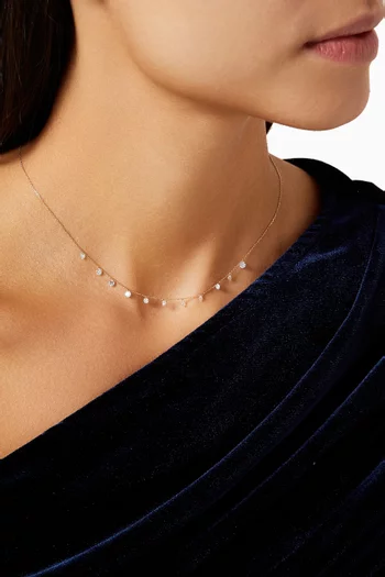 Danaé 11 Diamonds Necklace in 18kt Gold