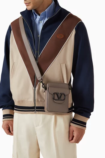 Mini Locò Crossbody Bag in Leather