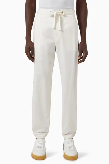 Tapered Sweatpants in Cotton
