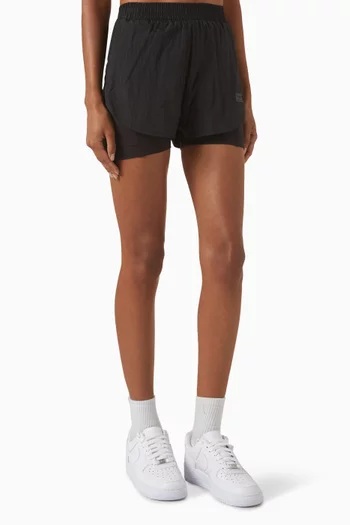 3.5" Double-layer Biker Shorts in Softskin100©