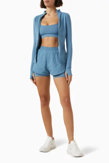 3.5" Double-layer Biker Shorts in Softskin100©