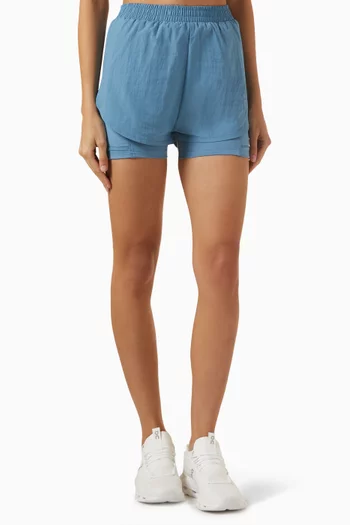 3.5" Double-layer Biker Shorts in Softskin100©