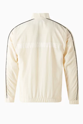 Striped Panel Jacket in RE-SHELL100©