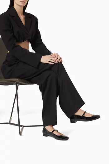 Por Do Sol Ballet Flats in Leather