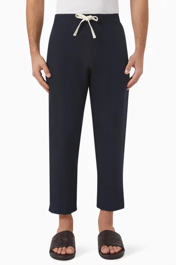 Elasticated Pants in Linen