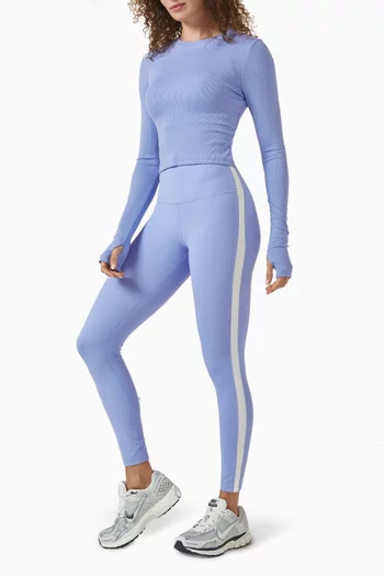 Louise Crop Top in Ribbed Modal-jersey