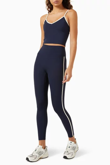 Ultimate Piping Tank Top in Stretch Nylon