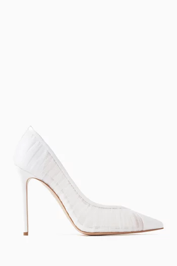 Nora 105 Pumps in Satin & Tulle