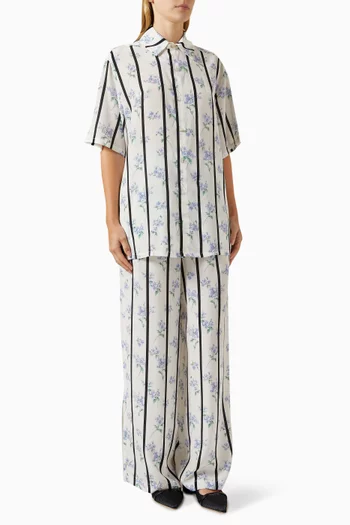 Alabama Pyjama Set in Silk Crêpe de Chine