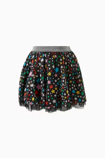 Star-print Mini Skirt