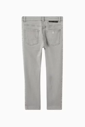 Logo-tape Straight-fit Jeans