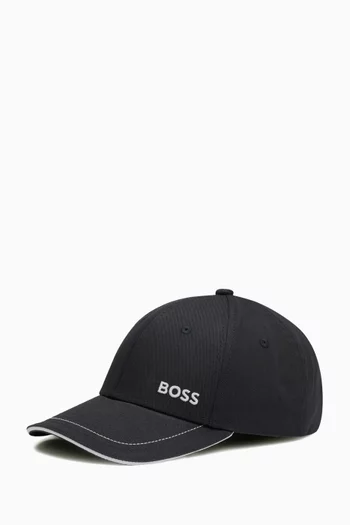 Embroidered Logo Cap in Cotton-twill